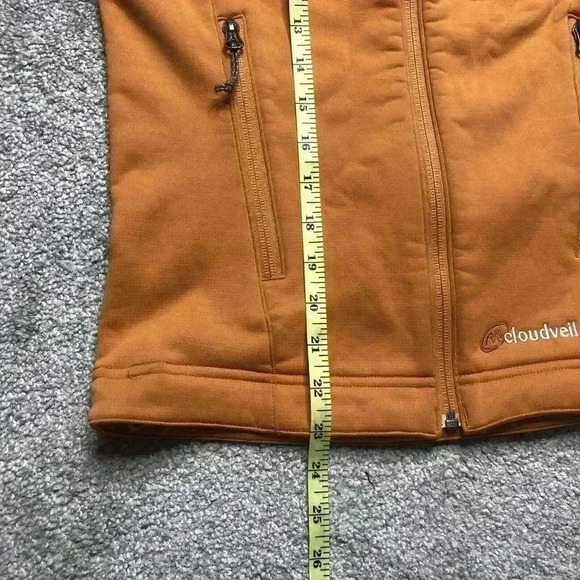Cloudveil Vest Orange Zip Pockets Fleece Sz XS - Picture 3 of 10